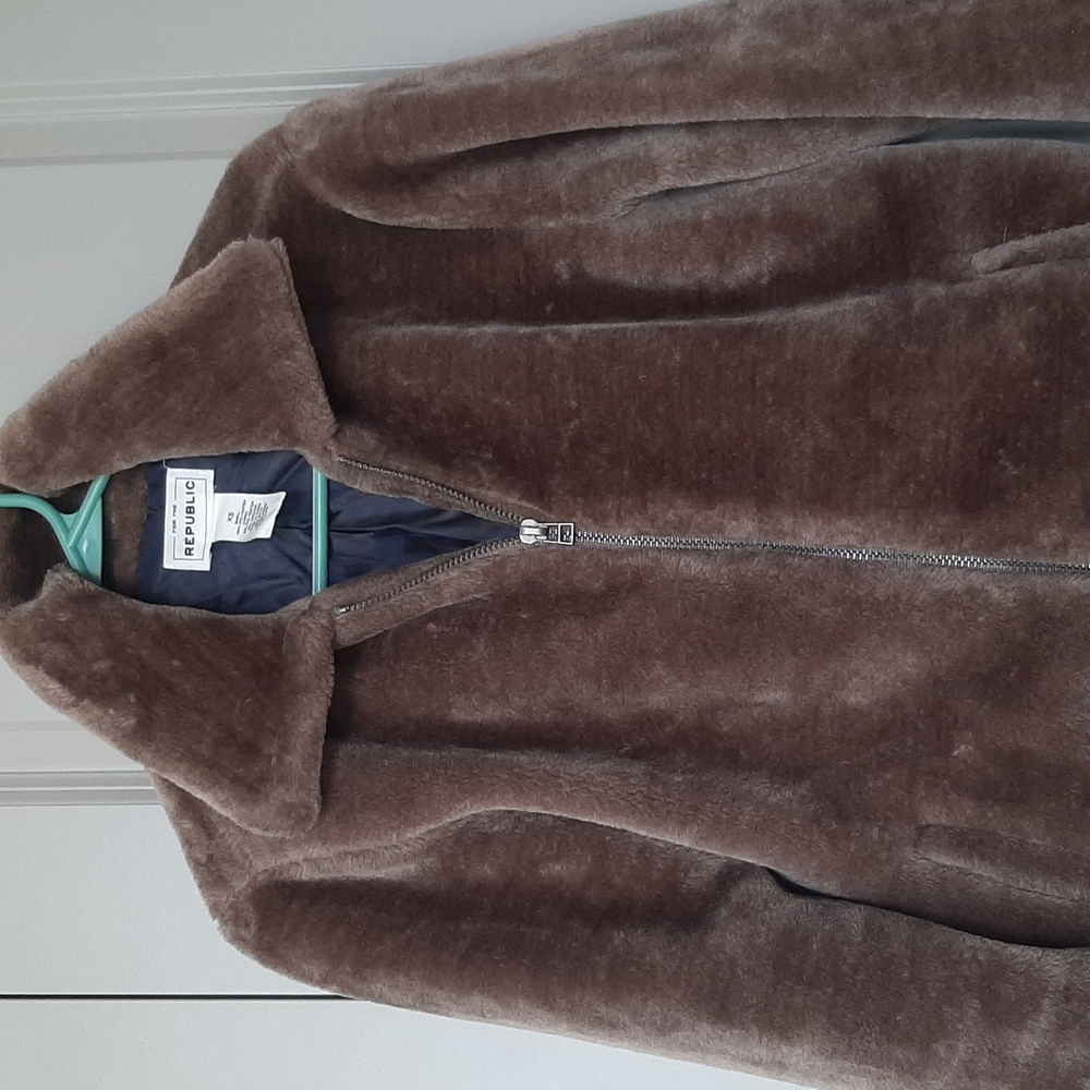 For the Republic Faux Fur Bomber Jacket